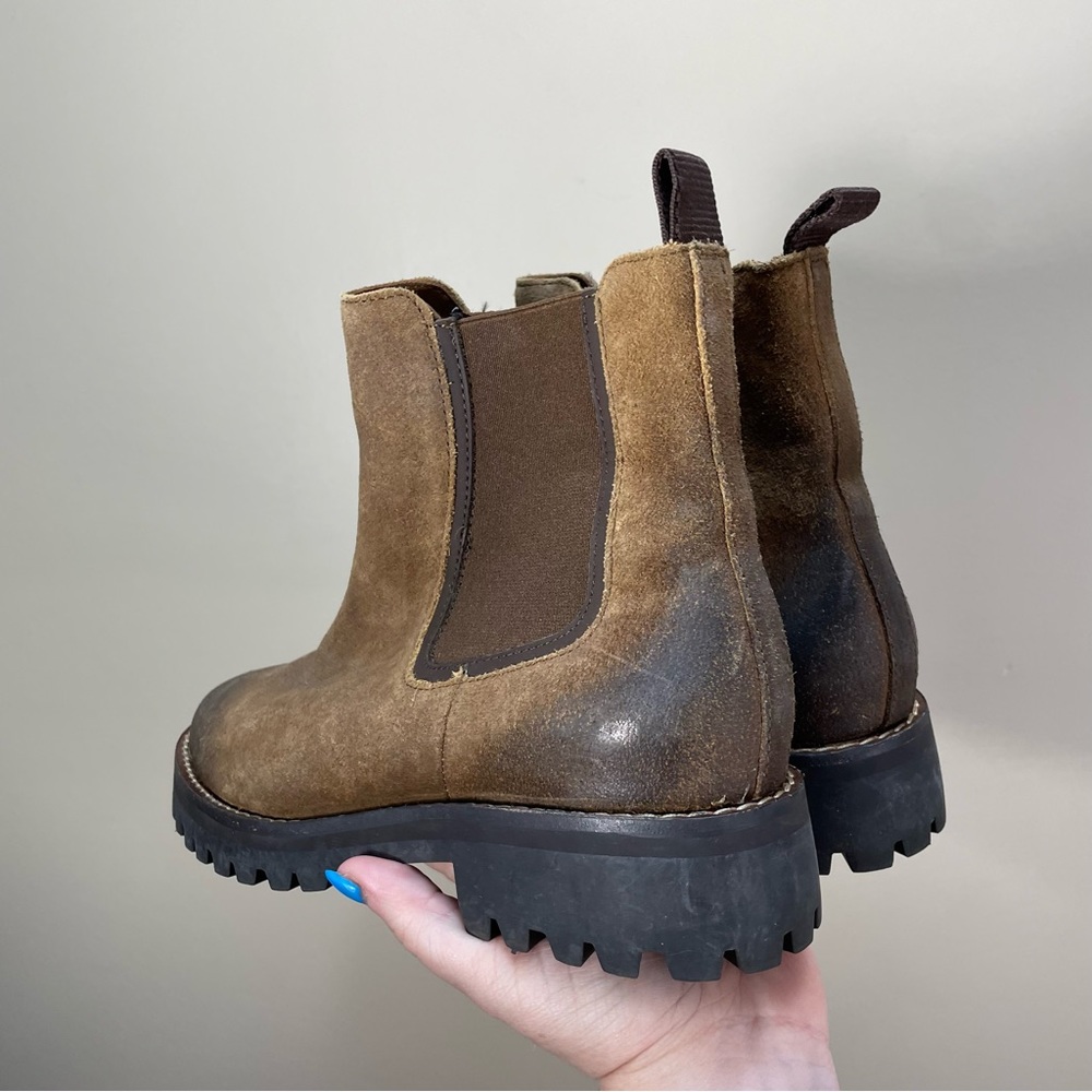 Thursday Boot Company Women's Tan Chelsea Lug Boots - Picture 10 of 10